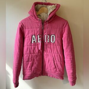 Aeropostale Pink Quilted Jacket